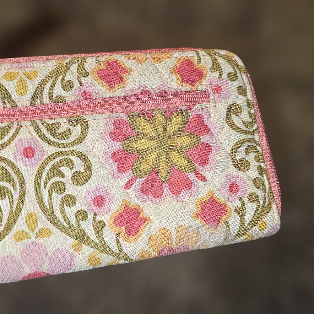 Floral Quilted Wallet